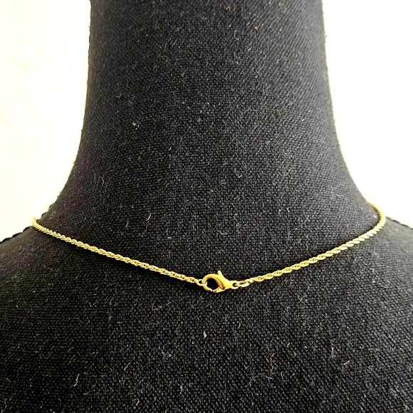 Dior Gold-plated Dangling CD Necklace - Picture 7 of 7